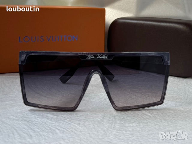 Louis Vuitton 2023 висок клас мъжки слънчеви очила маска Дамски Унисекс, снимка 7 - Слънчеви и диоптрични очила - 44783786
