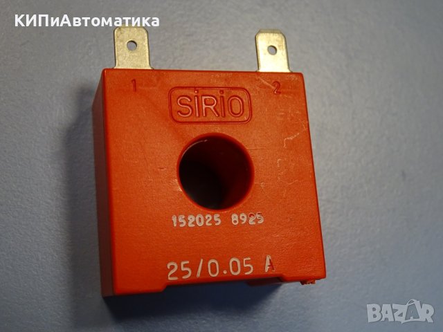 токов трансформатор SIRIO 152025 current tranformer 25/0.05A, снимка 5 - Резервни части за машини - 42539663