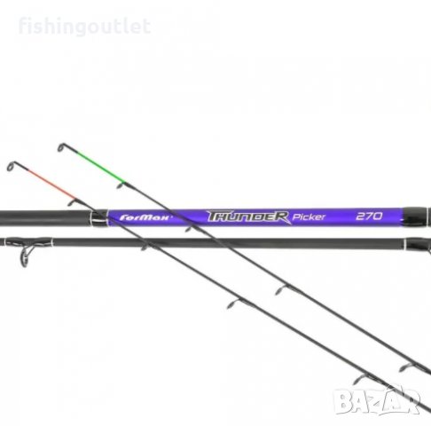 Карбонов лайт фидер Formax Thunder Picker 2.70 и 3.0мт ,20-55гр, снимка 2 - Въдици - 34592952