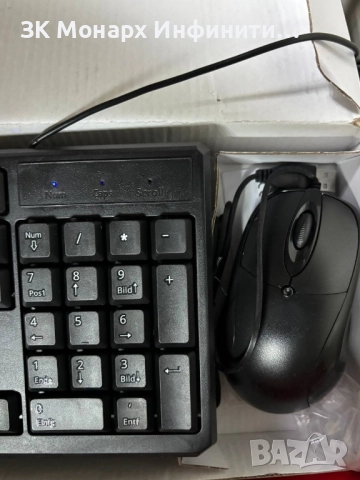 Клавиатурата и мишка за компютър ISY Wired Desktop set, снимка 3 - Клавиатури и мишки - 51751727