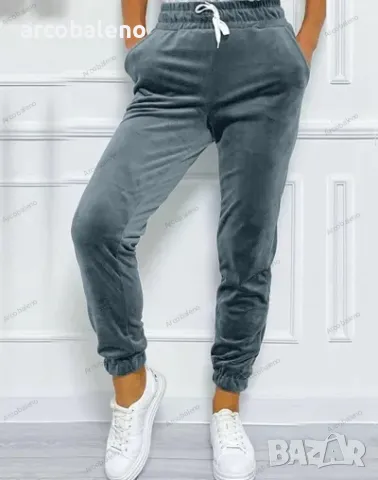 Дамски есенно-зимен ежедневен панталон с еластична талия, 5цвята , снимка 11 - Панталони - 47933036