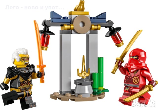 НОВО Lego 30650 NINJAGO - ХРАМОВАТА БИТКА НА КАЙ И РАПТЪН, снимка 2 - Конструктори - 44297283