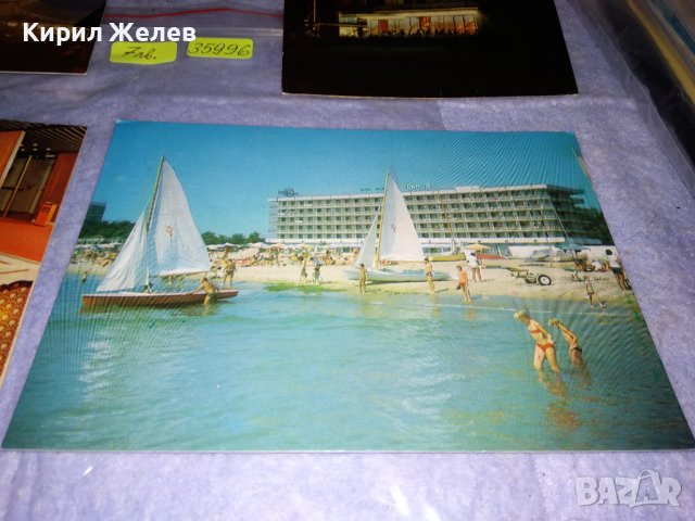 ЛОТ 4 СТАРИ ПОЩЕНСКИ КАРТИЧКИ - СЛЪНЧЕВ БРЯГ ВАРНА ПАРИЖ ФЛОРЕНЦИЯ ЛУКСОЗНИ КУРОРТИ ХОТЕЛИ 35996, снимка 4 - Филателия - 39432835