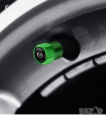 Нови метални капачки за винтили за Мазда Mazda и други автомобили НАЛИЧНО, снимка 10 - Аксесоари и консумативи - 44242949