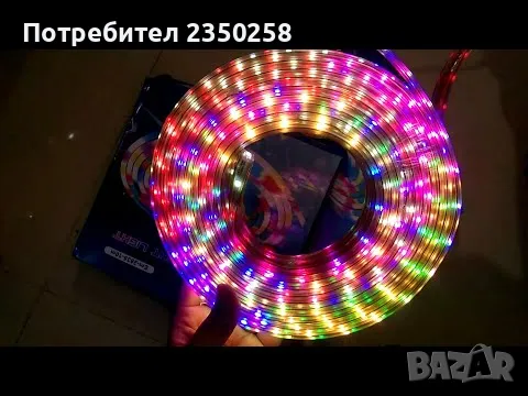 Светещ RGB LED маркуч / лента SMD - 10 метра за украса осветление, снимка 4 - Лед осветление - 48038266