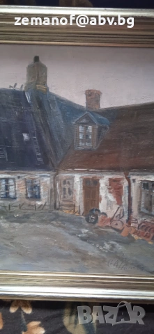 Шведска картина  Roland Linberg, снимка 3 - Други ценни предмети - 51074387