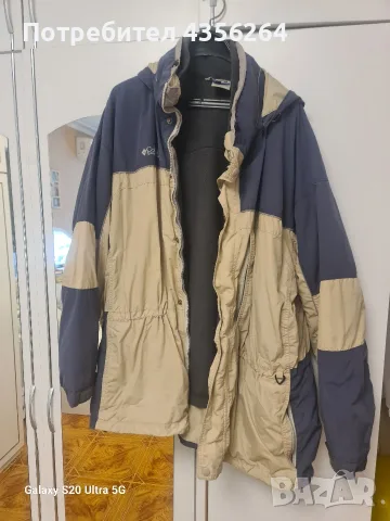 Оригинално мъжко яке Columbia 3XL – сваляща се поларена подплата, качулка, снимка 10 - Якета - 56099513