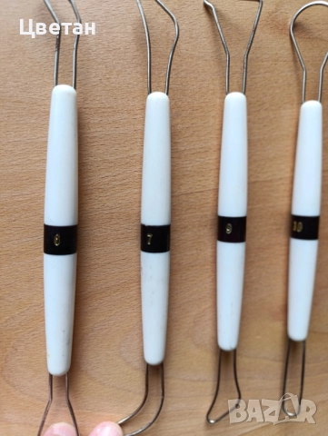 комплект двустранни инструменти  за моделиране на глина, снимка 3 - Други - 52647634