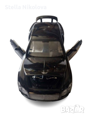 Метален макет Bent Luxury, 1/24,черен, снимка 2 - Коли, камиони, мотори, писти - 37492984
