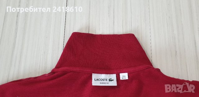 Lacoste Classic Fit Pique Cotton Mens Size 6 -XL  ОРИГИНАЛ! Мъжка Тениска!, снимка 2 - Тениски - 40938449