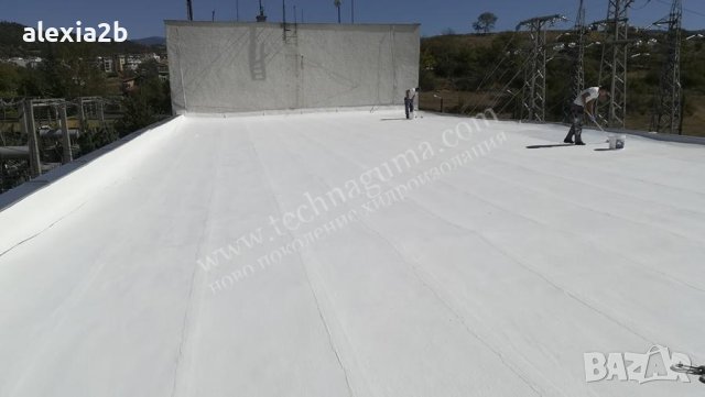 Полагане на хидроизолация с течна гума на плоски покриви и открити тераси., снимка 5 - Други услуги - 41526742