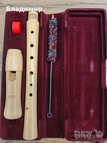 Рекордер MOECK Сопрано 125. Made in Germany. Пълен комплект.