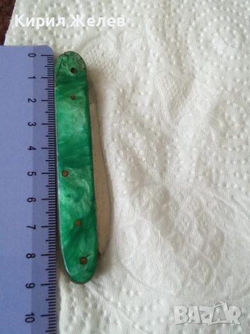 Старо джобно ножче 53769, снимка 4 - Антикварни и старинни предмети - 53530205