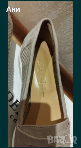 Дамски велурени обувки 37 номер, снимка 6 - Дамски ежедневни обувки - 50464188