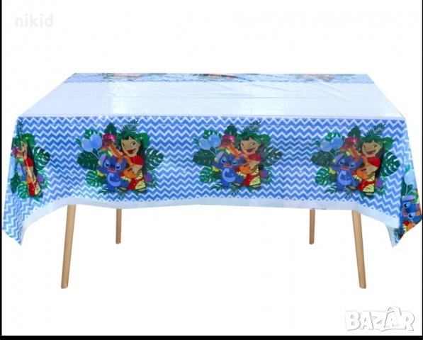 Лило и Стич stitch найлонова покривка за парти рожден ден, снимка 2 - Покривки за маси - 35784915