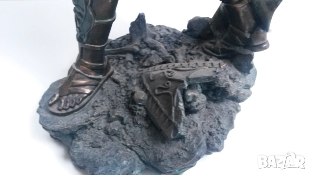 Висока фигура на рицар с отчупен меч, 44 сантиметра, снимка 15 - Декорация за дома - 53529560