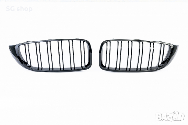 Бъбреци Решетки За БМВ BMW F32 F33 F36 Черен Гланц М4 Тип След 2013, снимка 3 - Аксесоари и консумативи - 36125399
