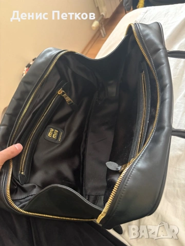 Оригинална чанта Miu Miu Beau от естествена телешка кожа, снимка 3 - Чанти - 53778183