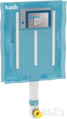 Geberit 109.790.00.1 Сигма резервоар за скрит монтаж 8 см, 6/3 литра