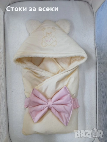 Порт бебе с бродерия , снимка 3 - Комплекти за бебе - 53020808