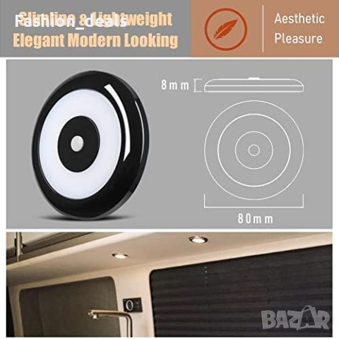 Нова 12V таванна лампа за кемпер ван/Автомобил Дом, снимка 5 - Лед осветление - 41508157