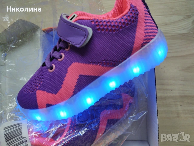 Светещи usb маратонки 