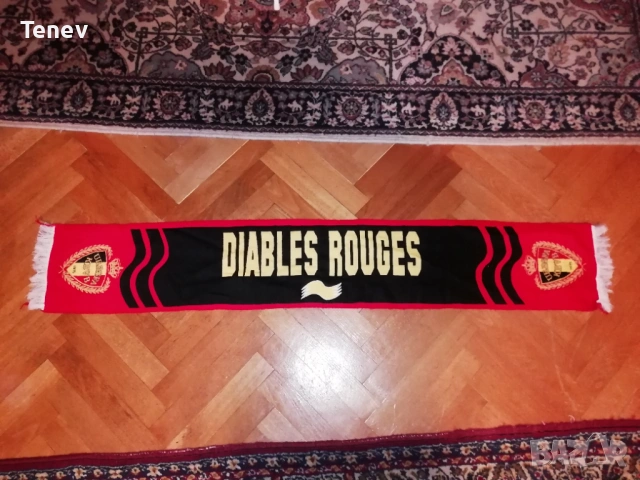Belgium DIABLES ROUGES Белгия червените дяволи шал Burrda