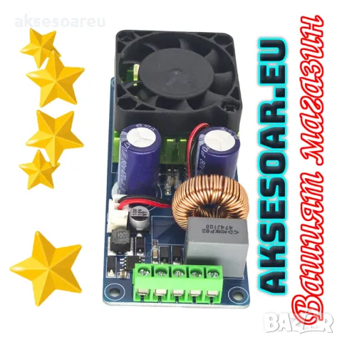 Висококачествен Hi-Fi 500 W Power моноканален цифров мощен усилвател Клас D сглобен на платка модул , снимка 5 - Ресийвъри, усилватели, смесителни пултове - 47891788