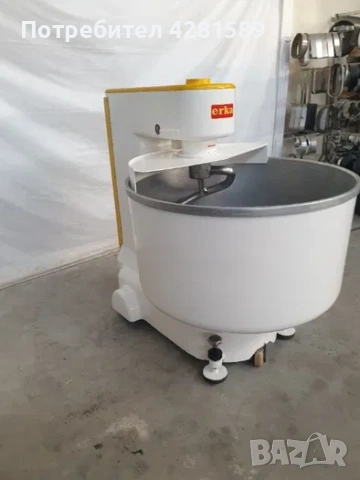 Професионална спирална немска двускоростна тестомесачка Erka, снимка 2 - Други машини и части - 53657862