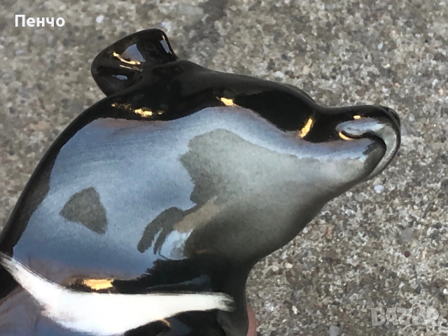 стара порцеланова фигурка МЕЧКА /МЕЧЕ/ - Ломоносов /ЛФЗ/, снимка 8 - Антикварни и старинни предмети - 44586454