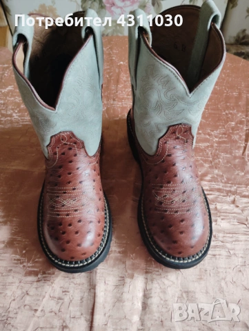 Дамски ботуши Ariat Fatbaby Heritage, каубойски, кожени, 6В, снимка 2 - Дамски ботуши - 53400534