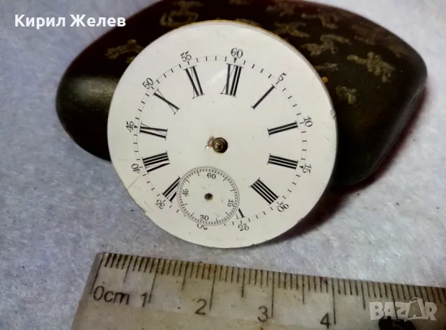 МЕХАНИЗЪМ от СТАР РЯДЪК КОЛЕКЦИОНЕРСКИ ШВЕЙЦАРСКИ ДЖОБЕН ЧАСОВНИК с РИМСКИ ЦИФЕРБЛАТ 49647