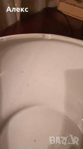 Български порцеланов супник, Стойко Иванов Пеев, 1960г, снимка 7 - Сервизи - 36006842