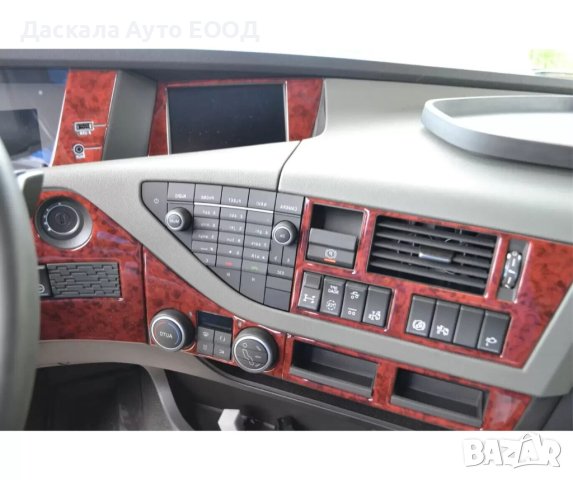 Силиконов стикер Махагон за Волво Volvo FH4 2017-2019г. , 11 части