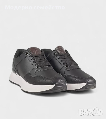 Дамски маратонки с връзки в черно , снимка 1