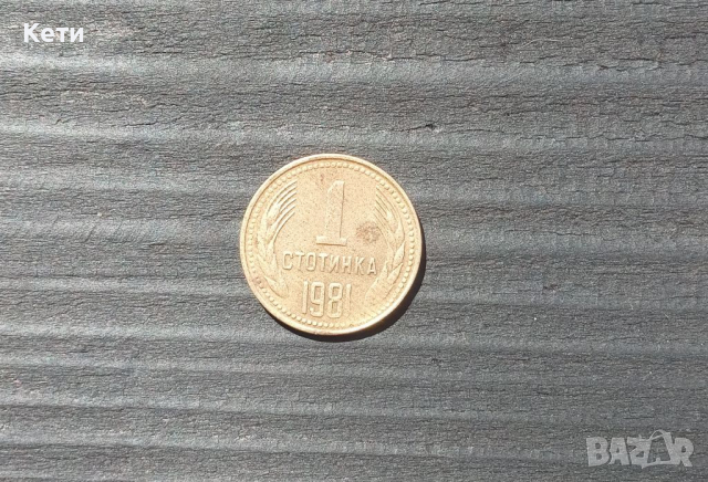 1 стотинка 1981, снимка 6 - Нумизматика и бонистика - 31887192
