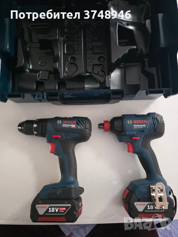 Bosch Professional комбо – GSB 18V-28 + GDX 18V-180, снимка 8 - Винтоверти - 53472450