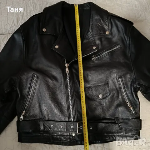 Мъжко яке от естествена кожа, снимка 3 - Якета - 48763938