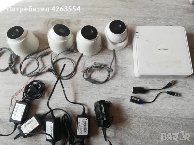 ОФЕРТА DVR Hikvision  + 4  камери за части или ремонт