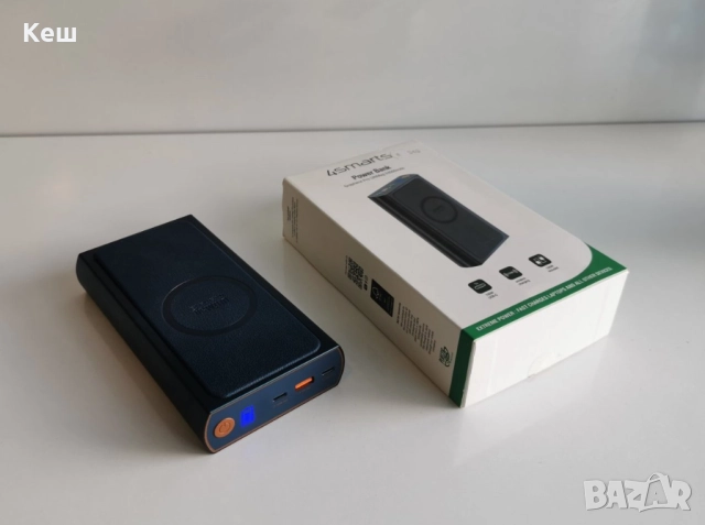 Мощна външна батерия 4smarts Wireless Powerbank VoltHub Graphene Pro UltiMag 24000mAh 240W , снимка 3 - Оригинални батерии - 52492936