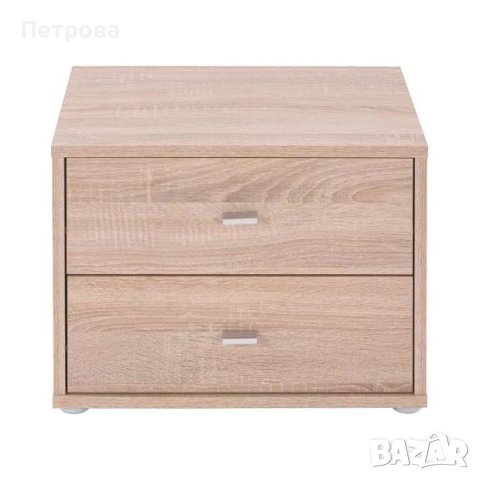 Нощно шкафче дъб сонома-50х35.2х38.1/нощно шкафче, снимка 2 - Шкафове - 44252811