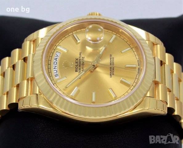 Rolex Day Date President Gold , снимка 14 - Мъжки - 40504738