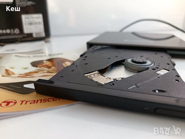 Оптично устройство Transcend Slim Type (CD/DVD/Audio), снимка 4 - Друга електроника - 53770065