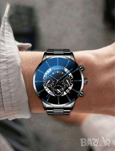 Geneva кварцов мъжки часовник , снимка 3 - Мъжки - 42012818