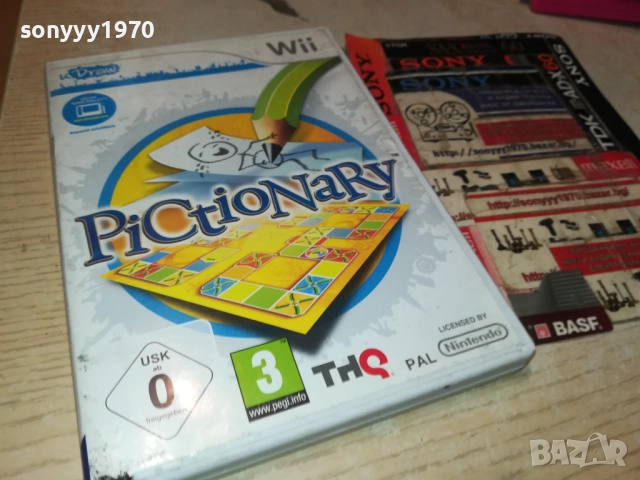 NINTENDO WII-PICTIONARY 2711251750, снимка 3 - Игри за Nintendo - 52564672