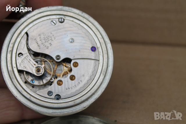 Американски джобен часовник ''Exelsior'', снимка 11 - Джобни - 44748314