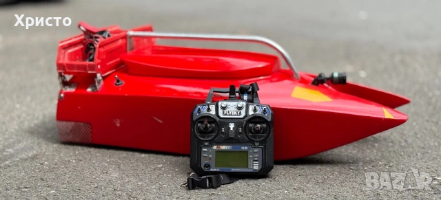 RC лодка за риболов (Bait Boat) с дистанционно FlySky FS-i6 – двойни бункери  , снимка 4 - Стръв и захранки - 53831029