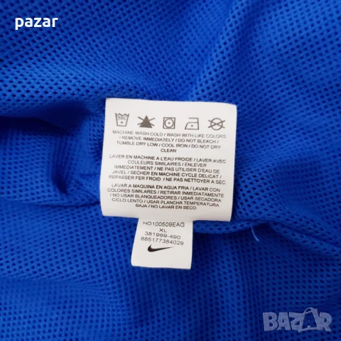 Nike 381989-490 Оригинално Горнище Аке Ветровка L-XL, снимка 5 - Якета - 51090188