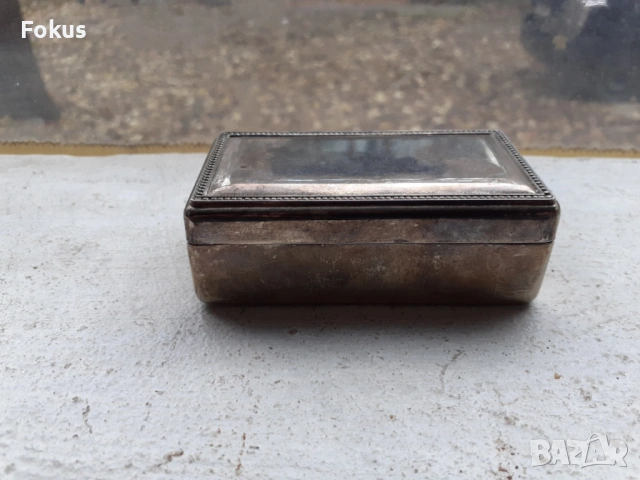 Стара антикварна метална кутийка кутия, снимка 2 - Антикварни и старинни предмети - 53395543