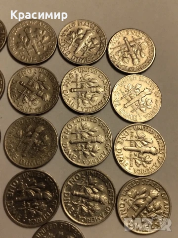 ОNE DIME 1962-1993 г., снимка 10 - Нумизматика и бонистика - 51161149